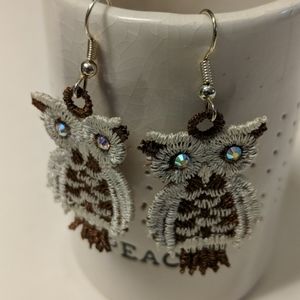 Playful Owl earrings